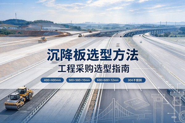 正安沉降板选择方法