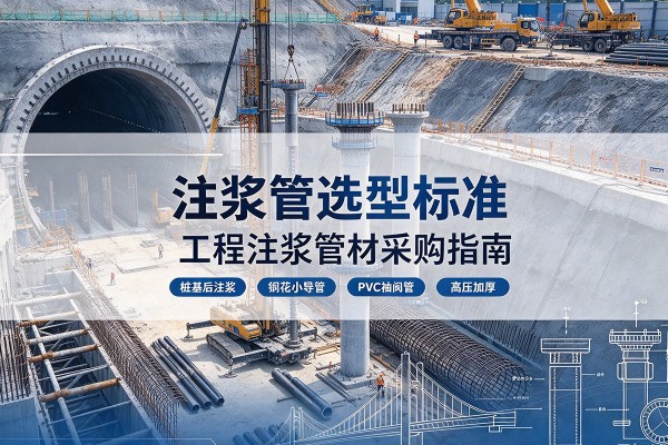 正安注浆管选型标准