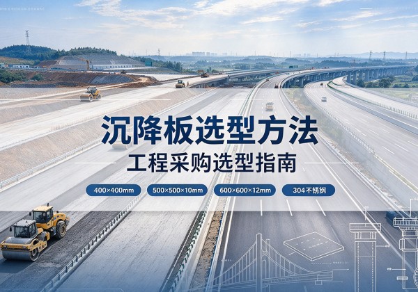 正安沉降板选择方法